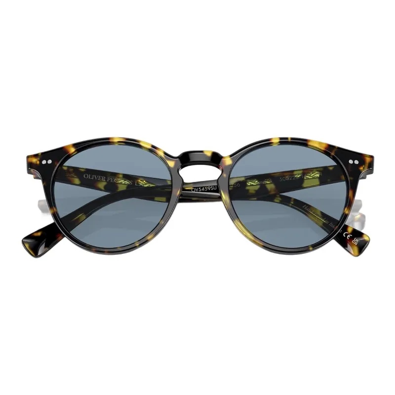 Oliver Peoples Acetate Round Sunglasses Unisex Tortoiseshell-5
