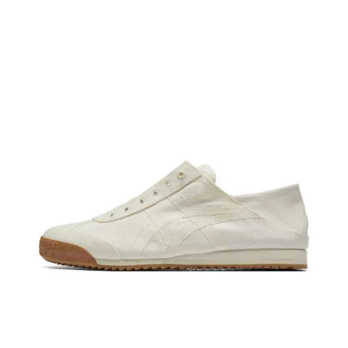 Onitsuka Tiger MEXICO 66 Slip Resistant, Breathable, Lightweight Low Top Casual Shoes Unisex Beige