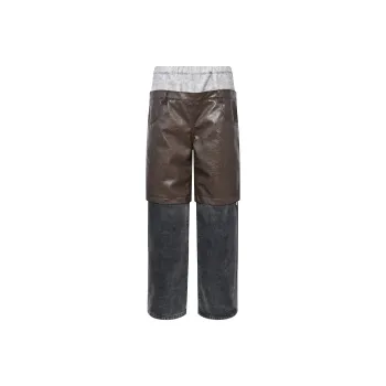 BIRTH OF ROYAL CHILD Jeans Unisex Brown