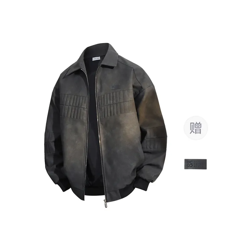 YOSICIL Leather Jacket Unisex Moss Green-2