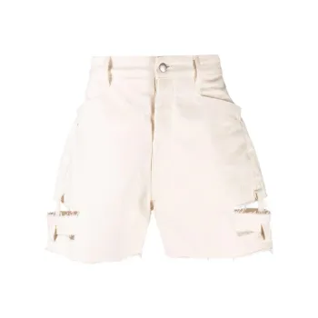 RICK OWENS Distressed Cut off Shorts