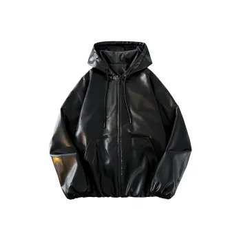 MEIPIN TANG Leather Jacket Unisex