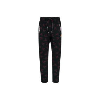 Vivienne Westwood SS24 Casual Pants Unisex Black Red