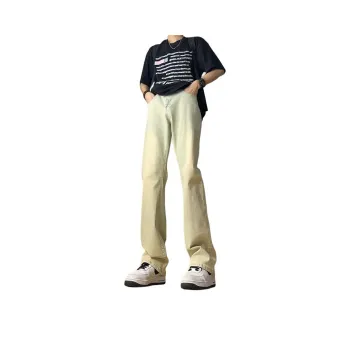 D&W Jeans Unisex Yellow Mud Dye