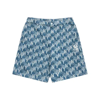 MLB Denim Shorts Men Sky Blue