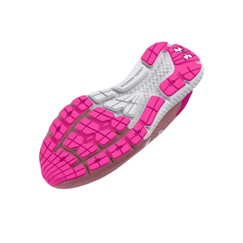 Under Armour Charged Rogue 3 Cushioning And Breathable Low Top Running Shoes Women's Pink-4