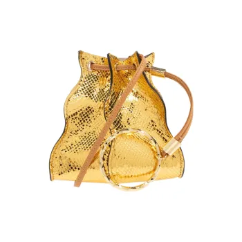 Ulla Johnson Goatskin Shoulder Bag Women's Gold