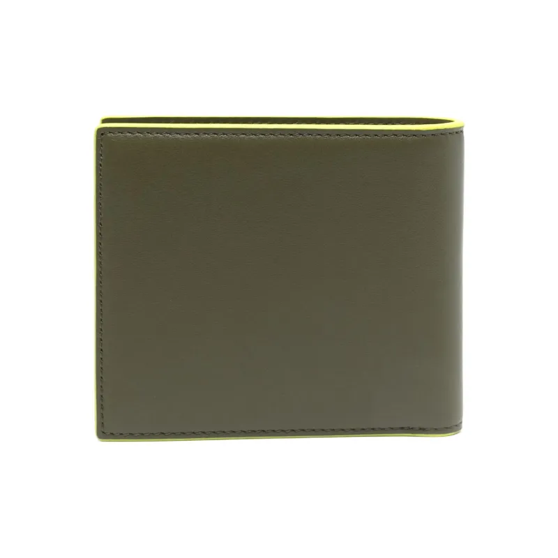 KENZO Calfskin Wallet Women's Green-1