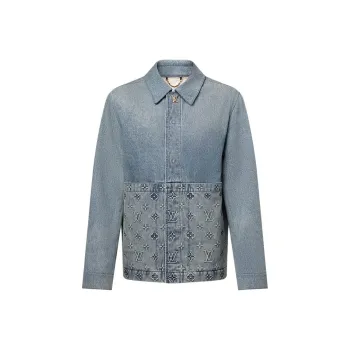 LOUIS VUITTON SS25 Denim Jacket Men's Blue