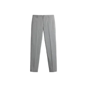 ZARA Suit Trousers Men Gray