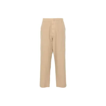 THE ROW Marlon Mid-Rise Wide-Leg Trousers