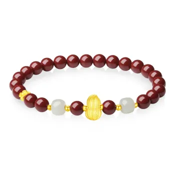 Love Jewelry Bracelets Pale Greenish White Jade Unisex
