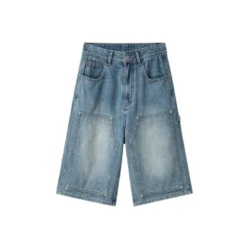 XINYINSU 24SS Denim Shorts Unisex Blue