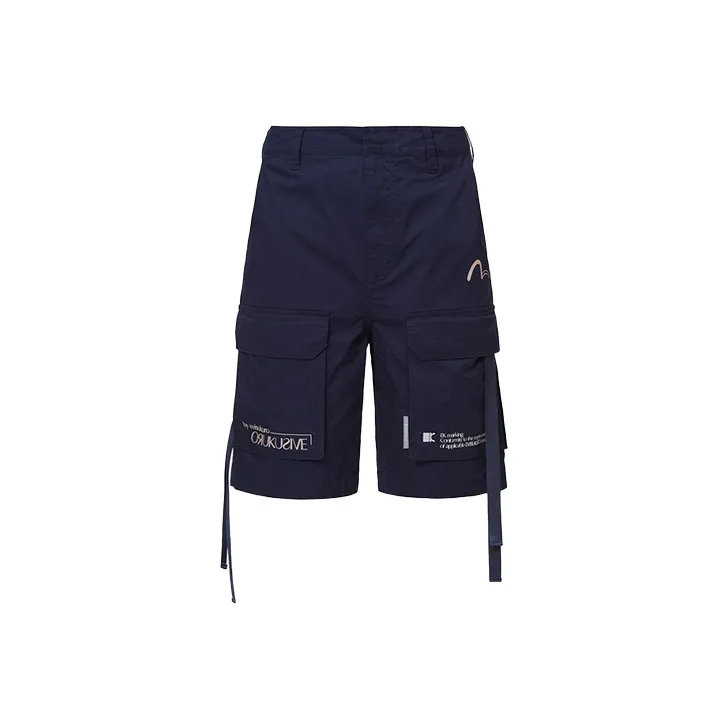 EVISU SS22 Shorts Men's Dark Blue-0