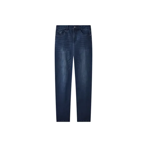 Jiumuwang Men's Pants Expert Jeans Men's Ink Blue