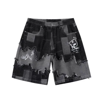 LAMLICKA Loose Fit Shorts Unisex Black