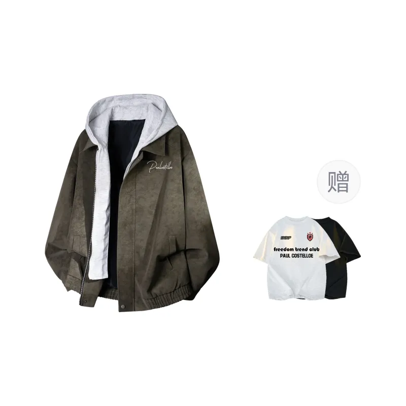 PAUL COSTELLOE Leather Jacket Unisex-14
