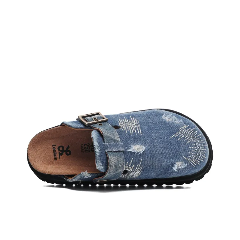 MOMGOG Abrasion Resistant Slip Resistant Closed Toe Slippers Unisex-11