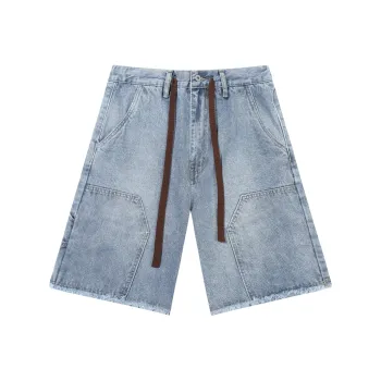 ALL IN Denim Shorts Unisex Blue