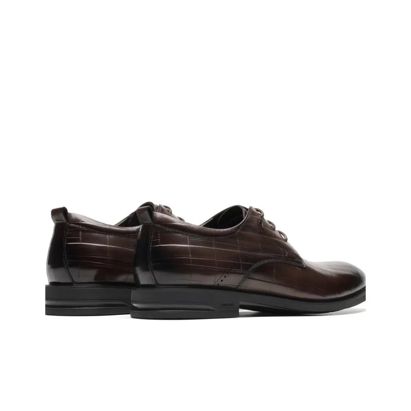 AOKANG Dress Shoes Men's Chestnut-2