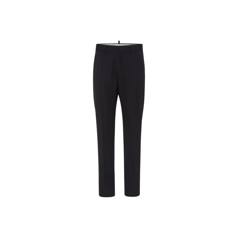 DSQUARED 2 Virgin Wool Tapered leg Trousers-0