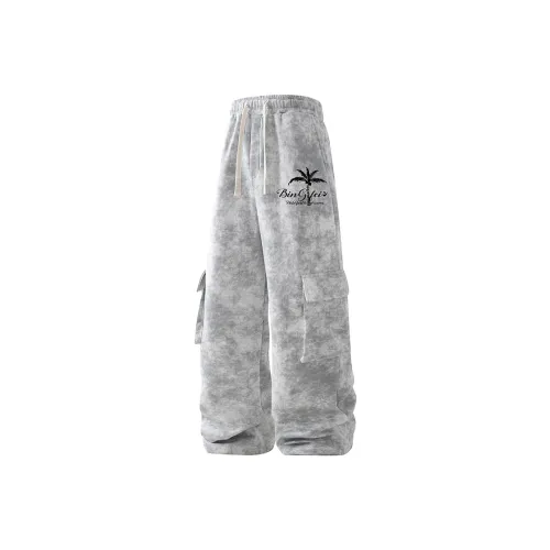 Ice Flying Casual Pants Unisex Gray