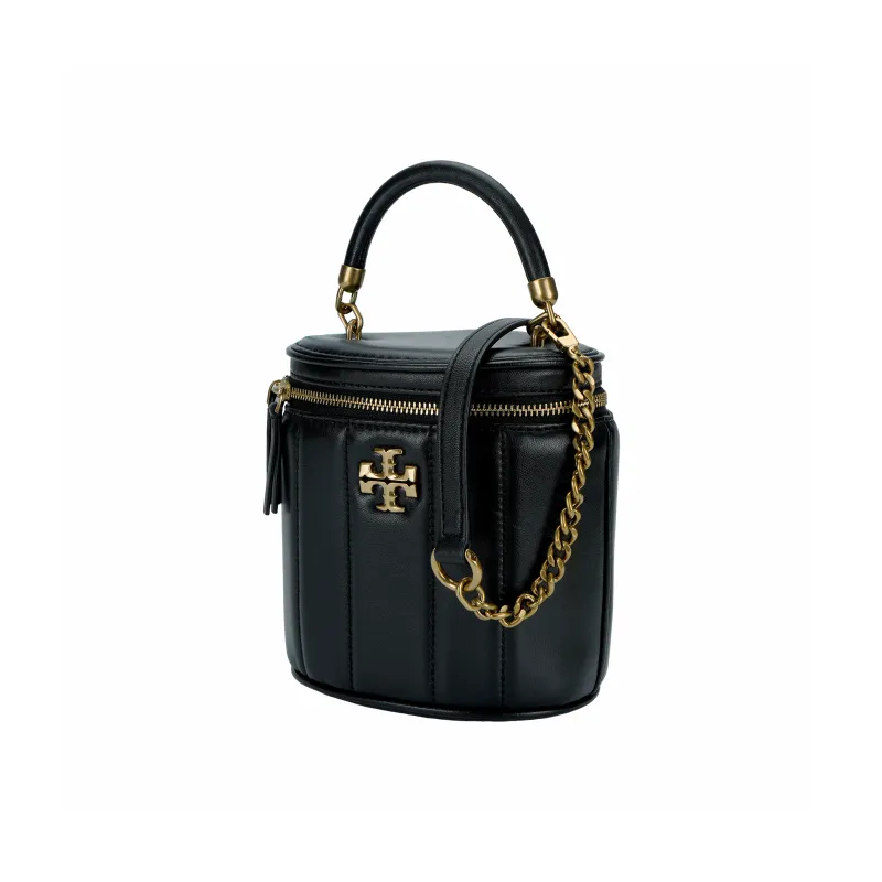 TORY BURCH Kira Leather Handbag, Shoulder Bag, Crossbody Bag Regular Women's Black-1