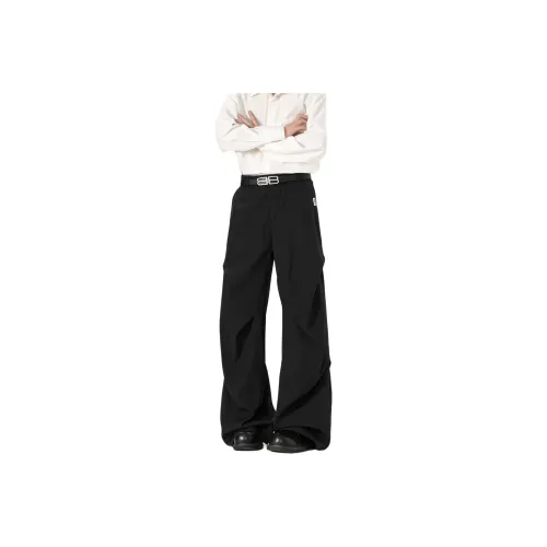 RICE NINE TEN Suit Trouser Unisex Black Extended Length