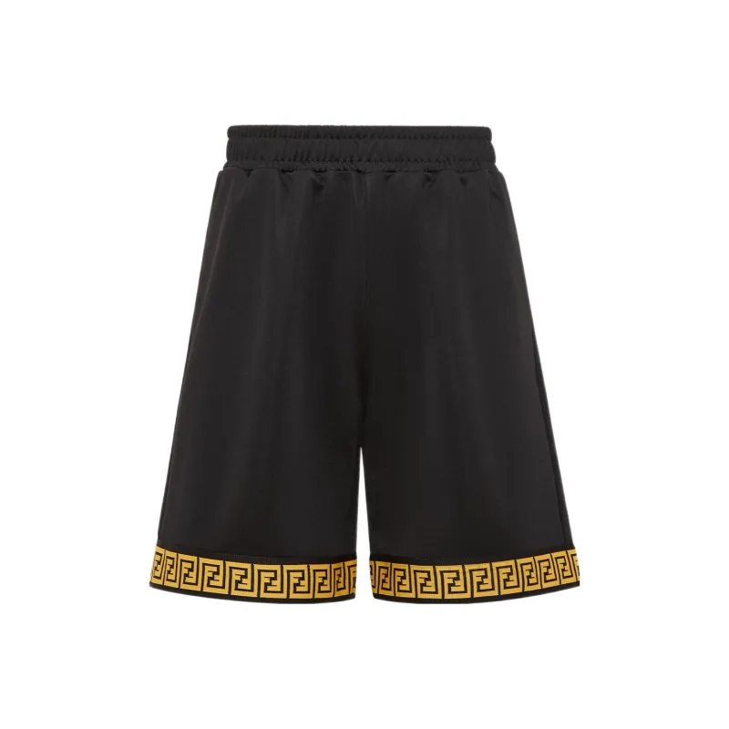 FENDI x VERSACE FENDI X VERSACE SS22 Casual Shorts Men's Black-0