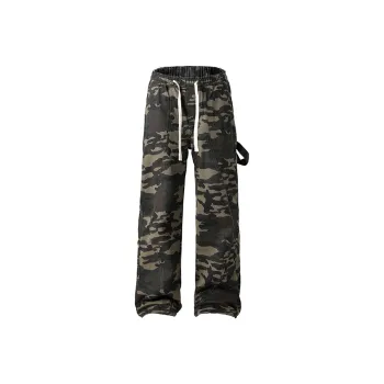 Warrior Ride The Wind Collection Open Ended Smile Collection Jeans Unisex Camouflage