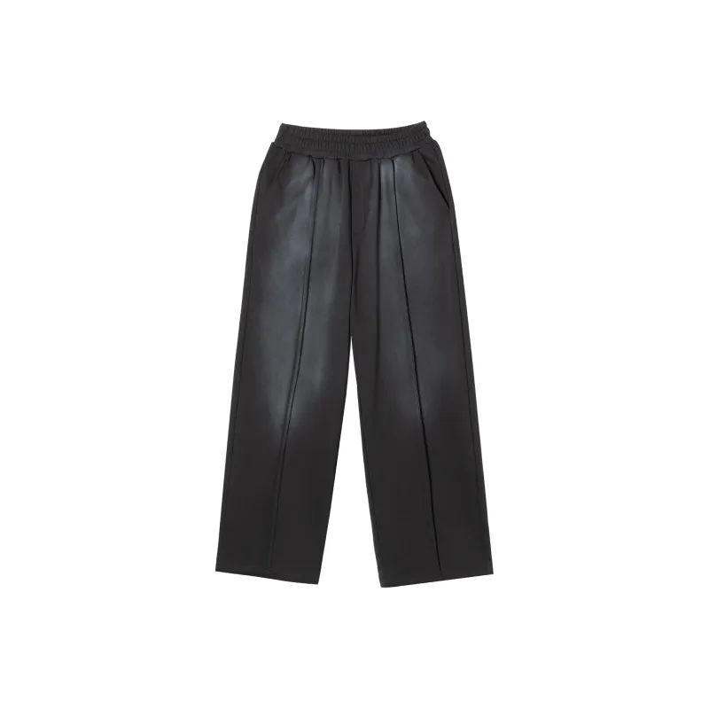 LOOKUN Casual Pants Unisex Black-0