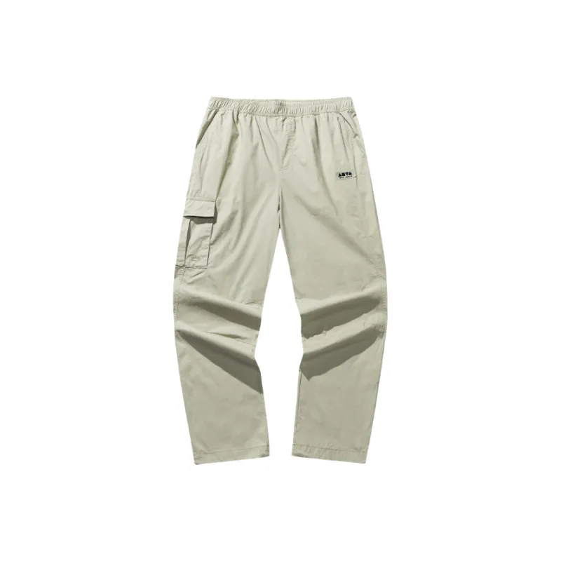 Anta Life Collection Casual Pants Men's Drifting Gray-0