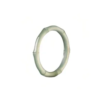 BYTHERE Hetian Jade Rings Pale Greenish White Jade Women's