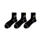 [3 Pack]Black/Black/Black