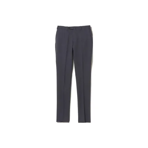 Beams Suit Trousers Men Blue