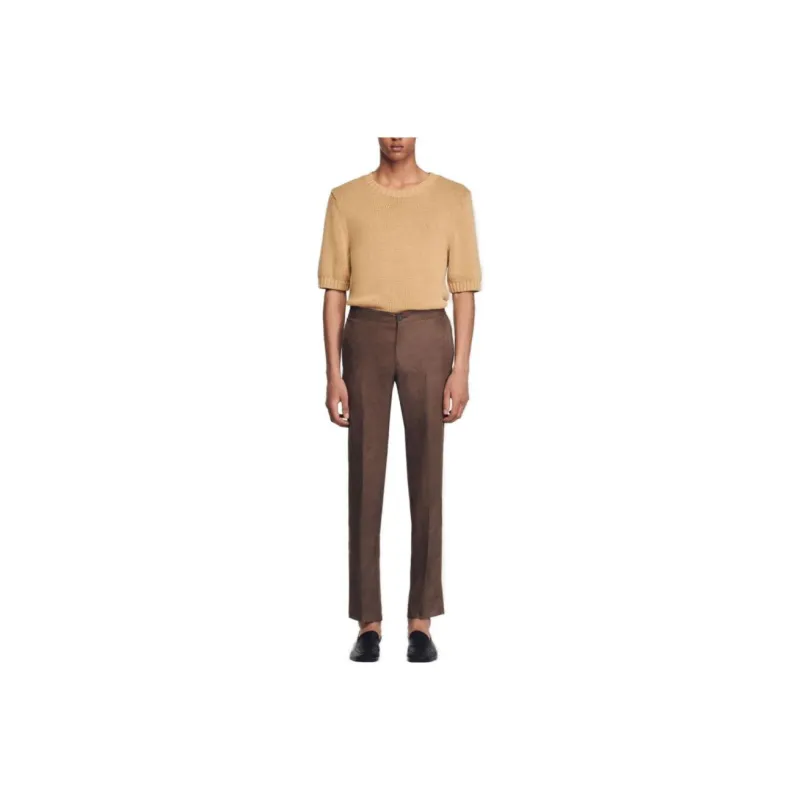 Sandro Suit Trouser Men's Taupe-0