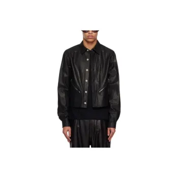 RICK OWENS Leather Jacket