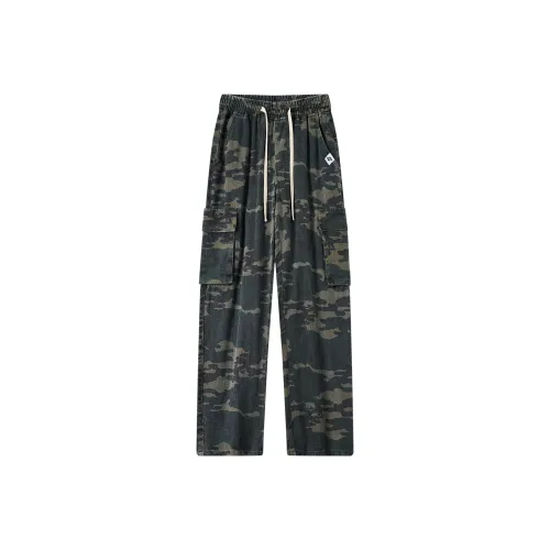 30BRAID Casual Pants Unisex Camouflage