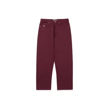 HUF SS24 FW24 Jeans Unisex Wine-Colored