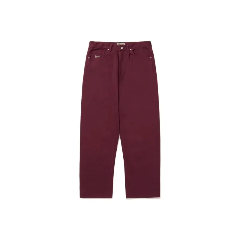 HUF SS24 FW24 Jeans Unisex Wine-Colored-0