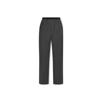 Balenciaga Checked Straight Leg Trousers