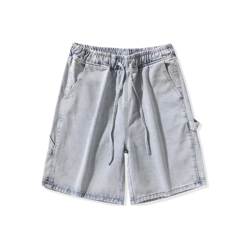 PUCCA Denim Shorts Unisex Dark Blue-5