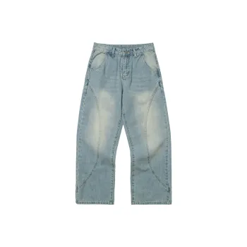 COUNTRY MOMENT Jeans Unisex Sand Washed Blue