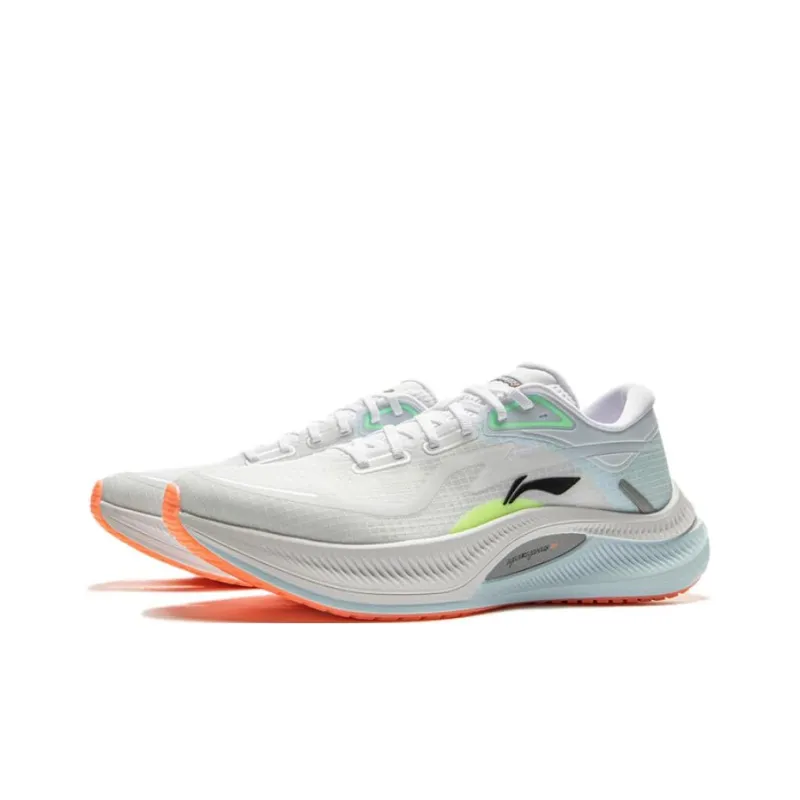 LiNing Yueying 4 Cushioning, Wear Resistant Low Top Casual Running Shoes Men's Standard White-2
