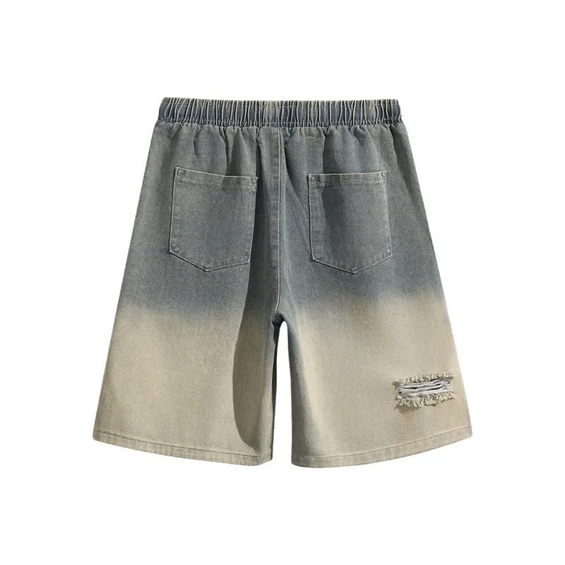 ZMOH Denim Shorts Unisex Couple's-8