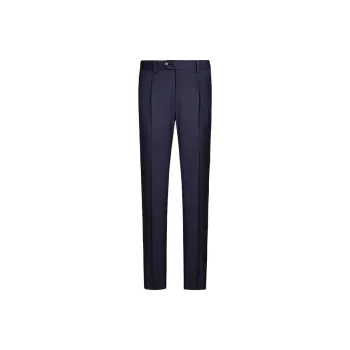 LANBAO Suit Trouser Men's Medium Blue