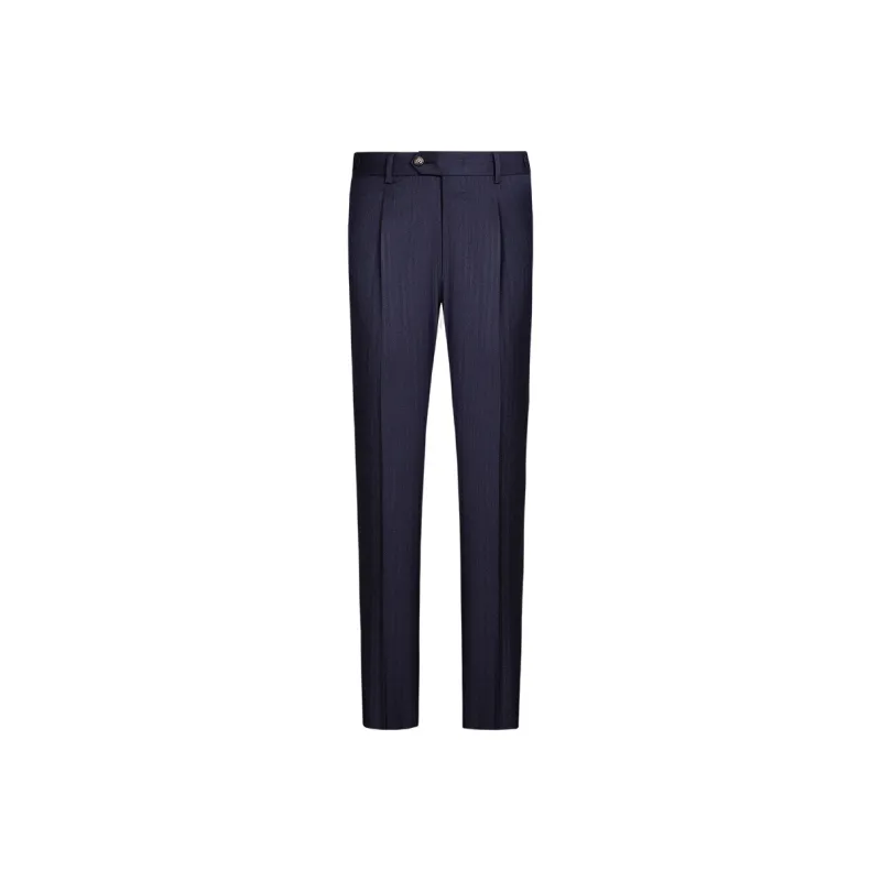 LANBAO Suit Trouser Men's Medium Blue-0