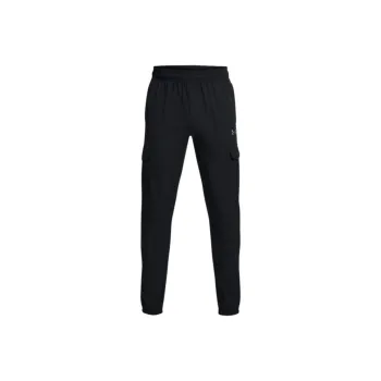 Under Armour Woven Collection Cargo Joggers Casual Pants Men's Black