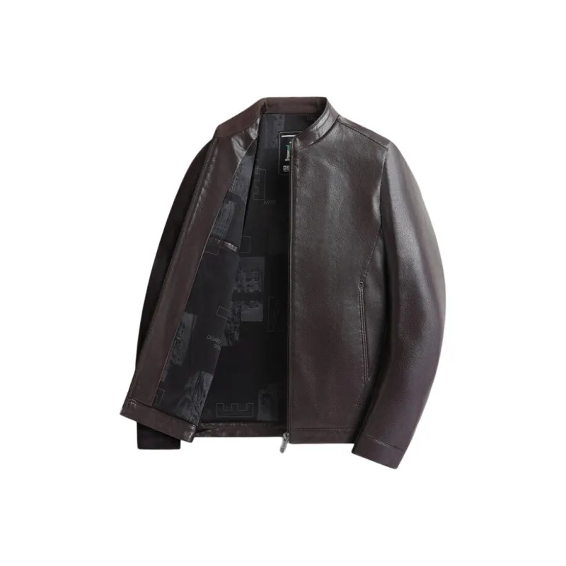 PIERRE CARDIN Leather Jacket Men's-4