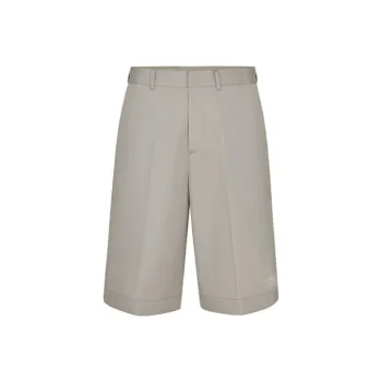 DIOR Casual Shorts Unisex Silver